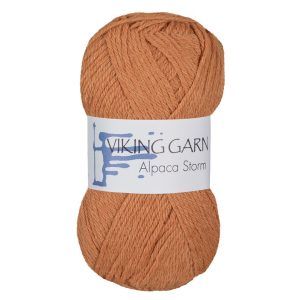 Garn viking alpaca storm 551 oransje