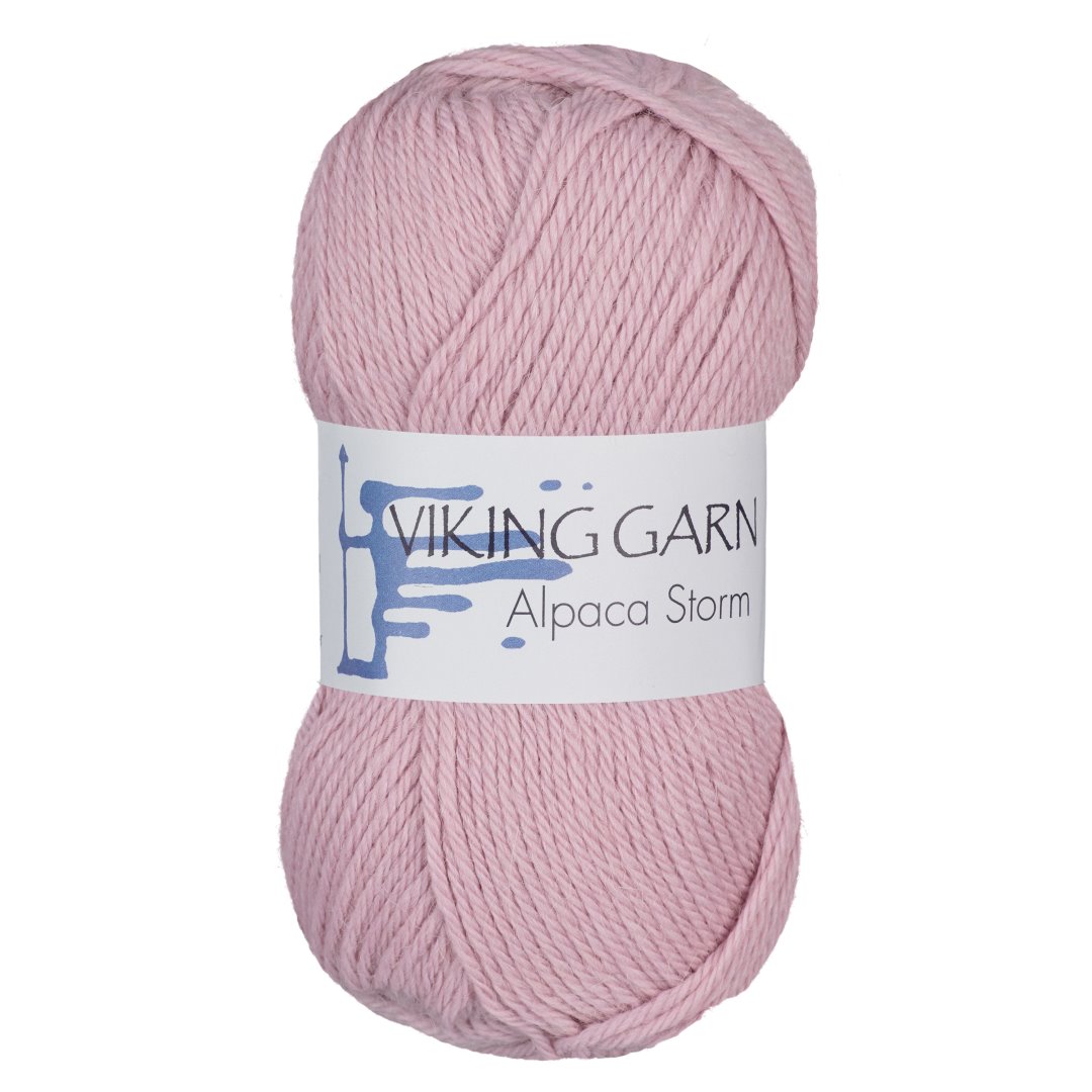 Garn viking alpaca storm 566 lysrosa
