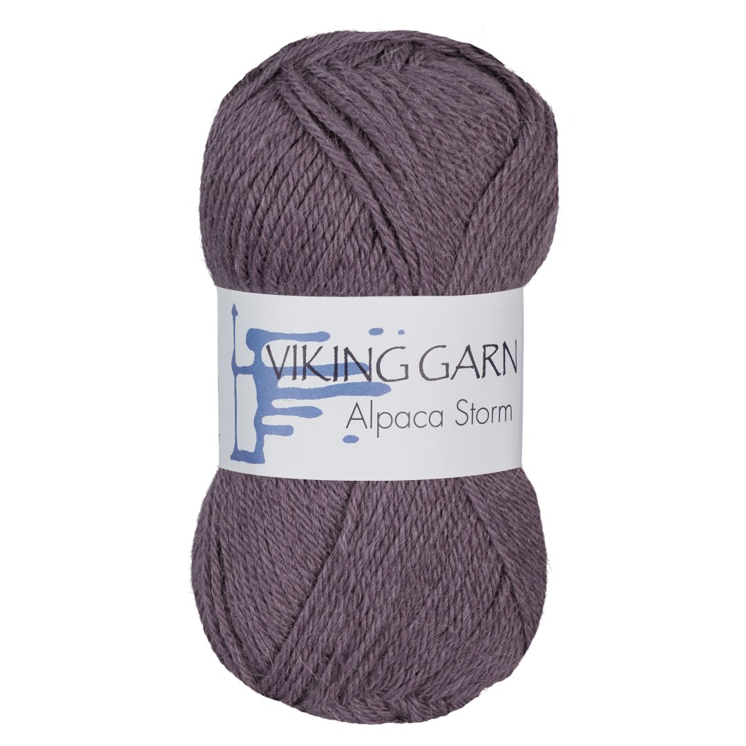 Garn viking alpaca storm 568 lilla