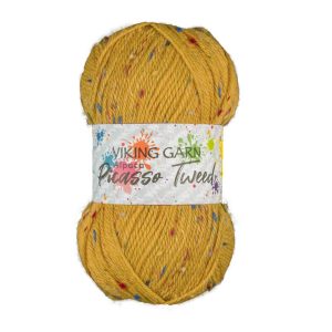 Garn viking alpaca picasso gul 945