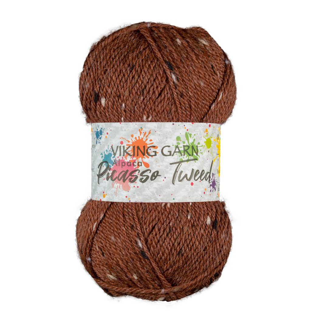 Garn viking alpaca picasso rust 952