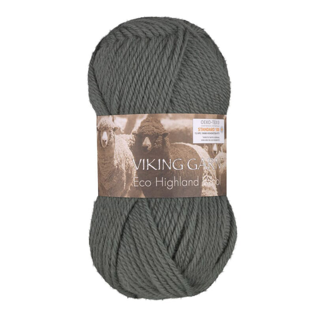 Garn viking highland eco wool 234 støvet