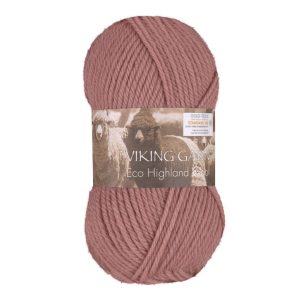 Garn viking highland eco wool 282 gammel