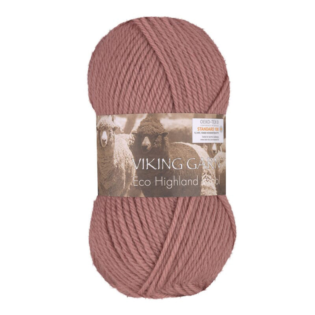 Garn viking highland eco wool 282 gammel