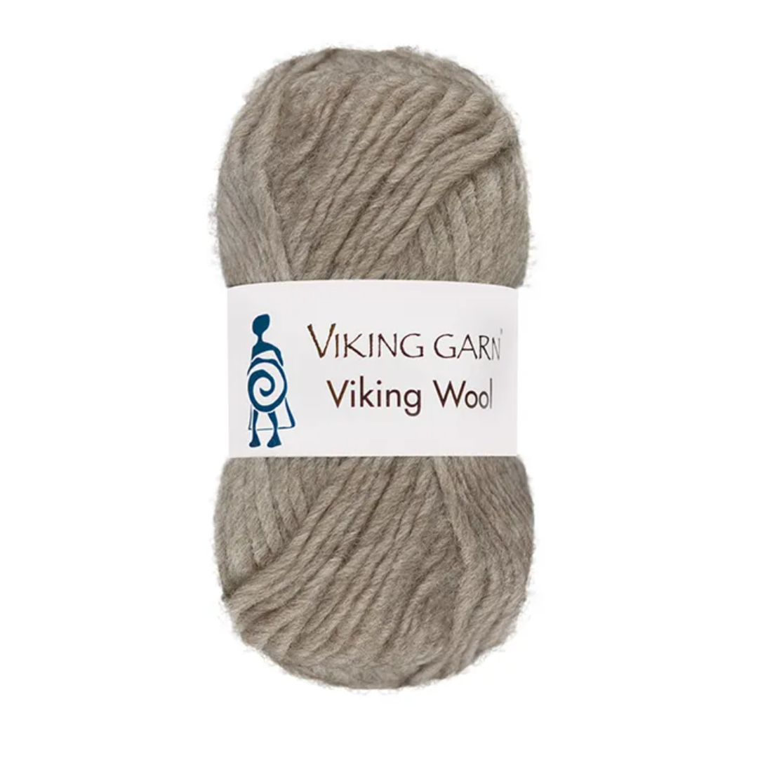 Garn viking wool 507 lys beige