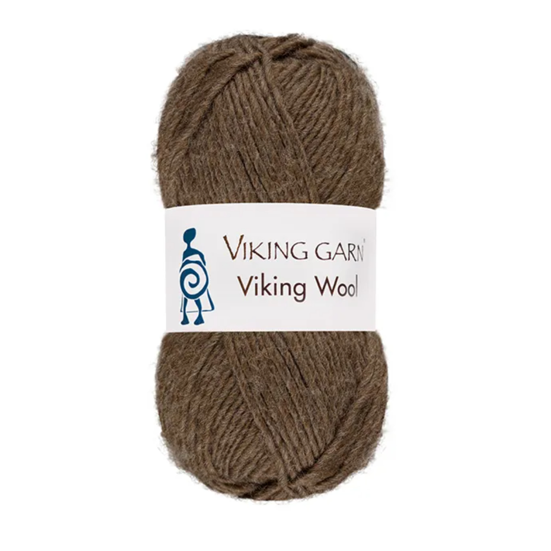 Garn viking wool 508 brun