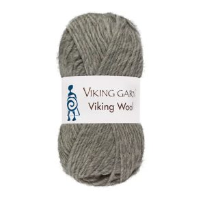 Garn viking wool 513 lys grå