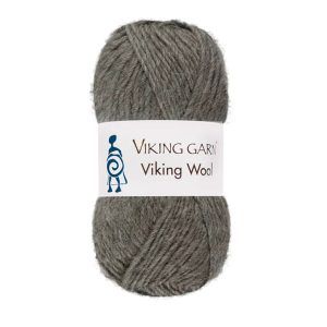 Garn viking wool 515 grå