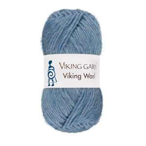 Garn viking wool 524 blå