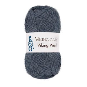Garn viking wool 527 jeansblå