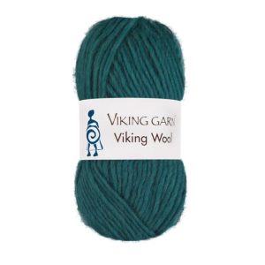 Garn viking wool 533 skoggrønn