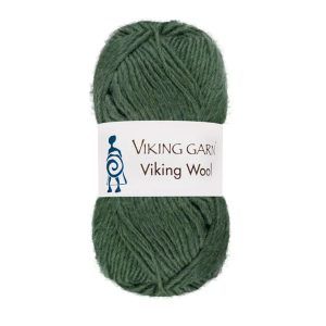 Garn viking wool 534 grønn
