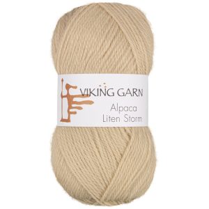 Garn viking alpaca liten storm 711 lys b