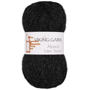 Garn viking alpaca liten storm 717 koks