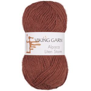 Garn viking alpaca liten storm 755 burgu