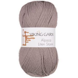 Garn viking alpaca liten storm 767 laven