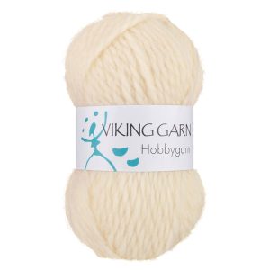 Garn viking hobbygarn 902 natur