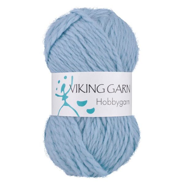 Garn viking hobbygarn 920 lys blå