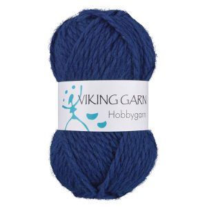 Garn viking hobbygarn 925 kongeblå