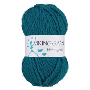 Garn viking hobbygarn 928 mørk petrol