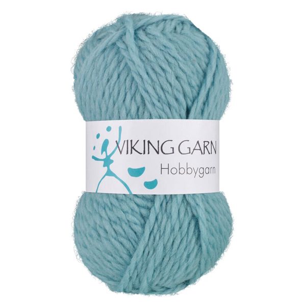 Garn viking hobbygarn 929 lys petrol