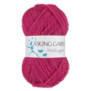 Garn viking hobbygarn 963 cerise
