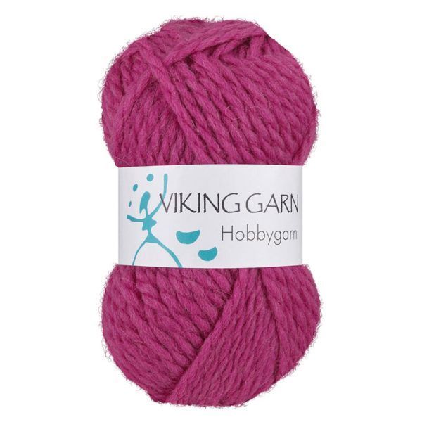 Garn viking hobbygarn 965 burgunder
