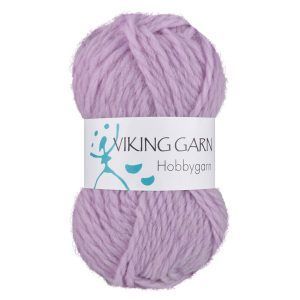 Garn viking hobbygarn 967 lys lilla