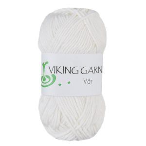 Garn viking vår 400 hvit