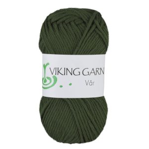 Garn viking vår 433 mørk grønn