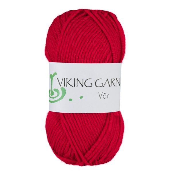 Garn viking vår 450 rød