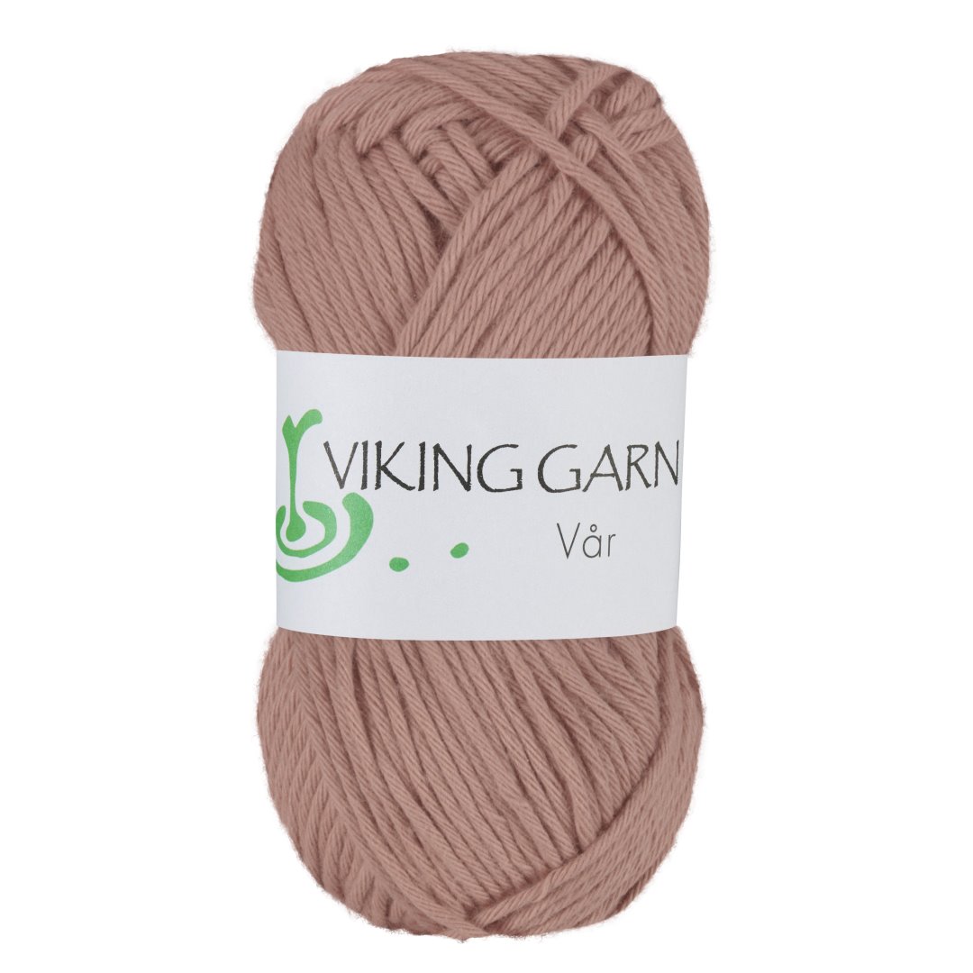 Garn viking vår 481 brunrosa