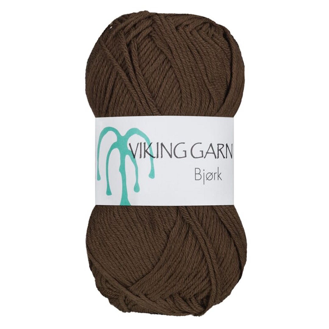Garn viking bjørk 519 brun
