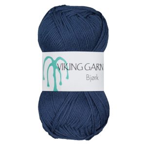 Garn viking bjørk 525 mørk jeansblå