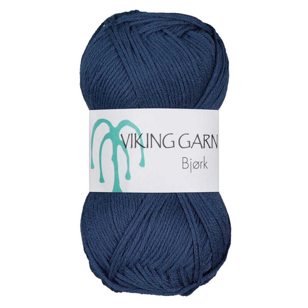 Garn viking bjørk 525 mørk jeansblå