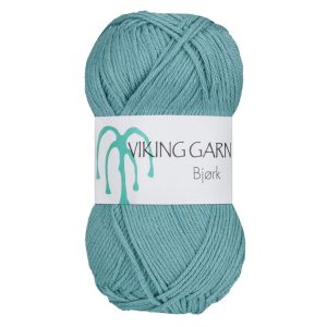 Garn viking bjørk 528 lys petrol