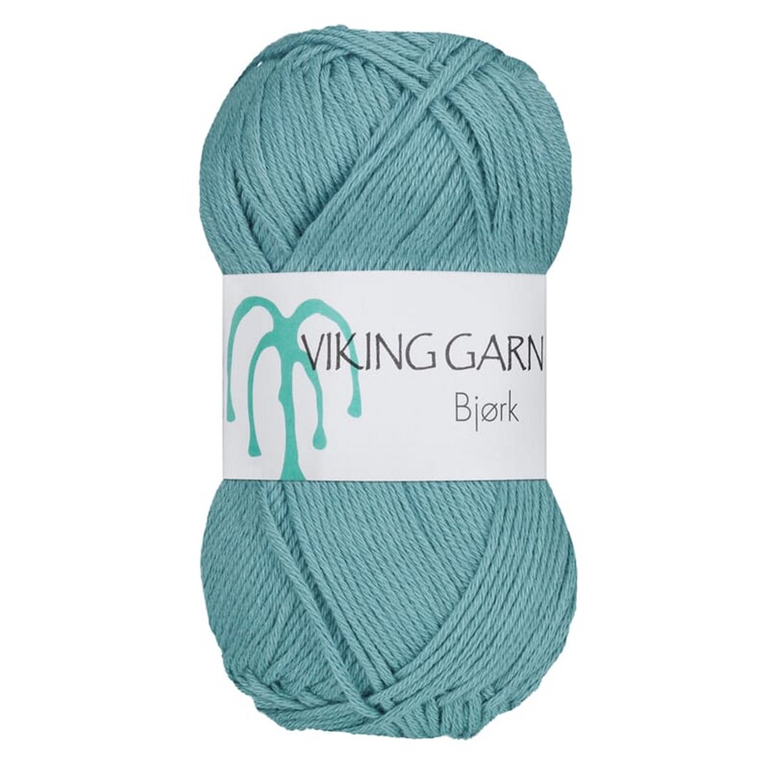 Garn viking bjørk 528 lys petrol