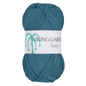 Garn viking bjørk 530 mørk petrol