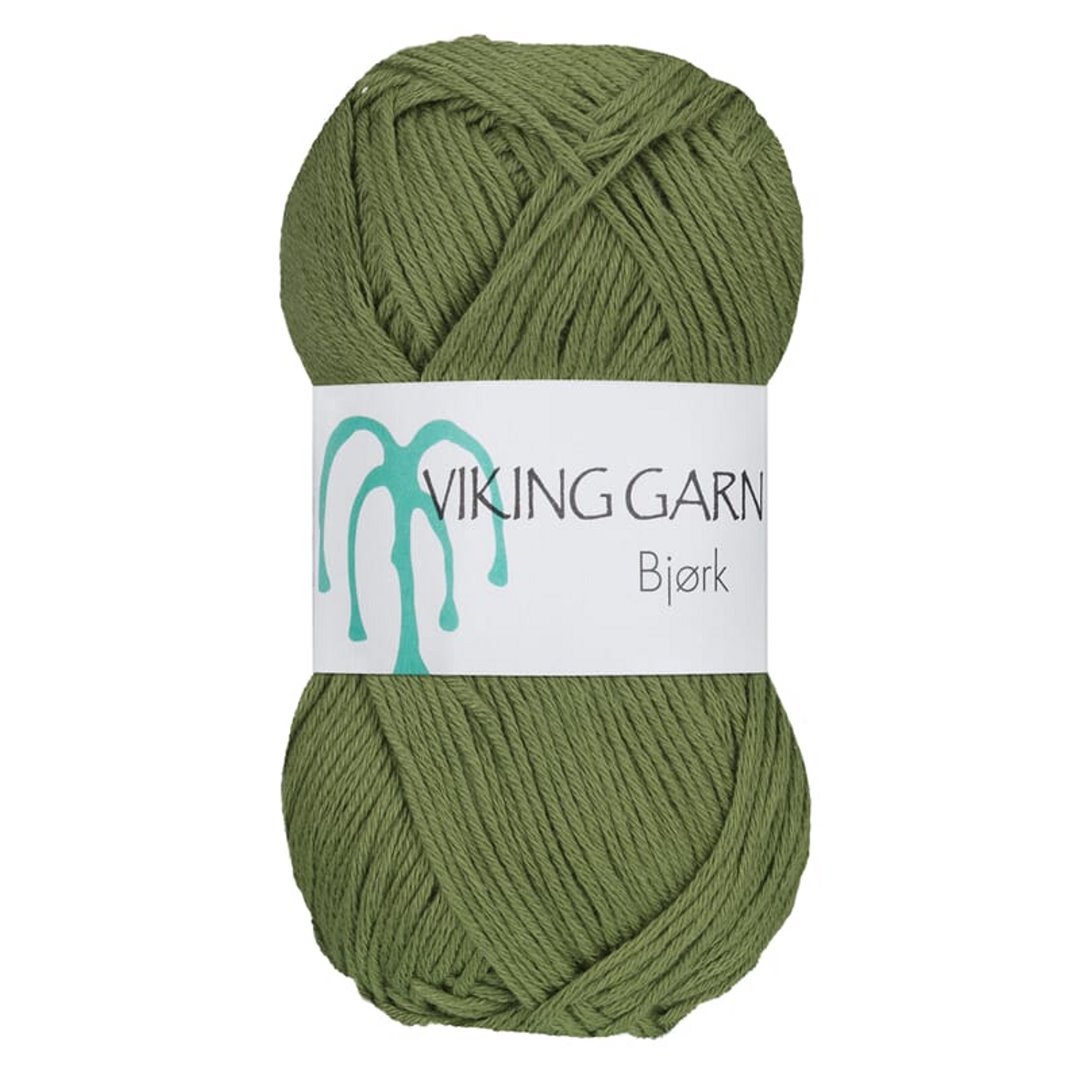 Garn viking bjørk 536 grønn