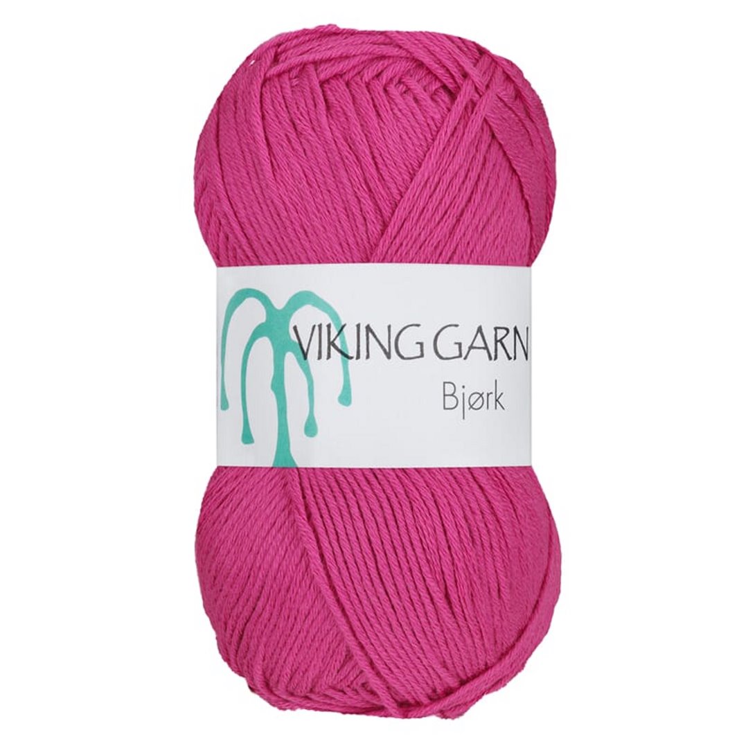 Garn viking bjørk 563 cerise