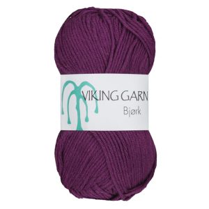 Garn viking bjørk 568 aubergine
