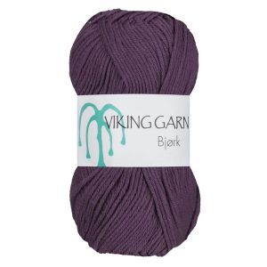 Garn viking bjørk 569 mørk lavendel