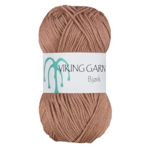 Garn viking bjørk 581 brunrosa