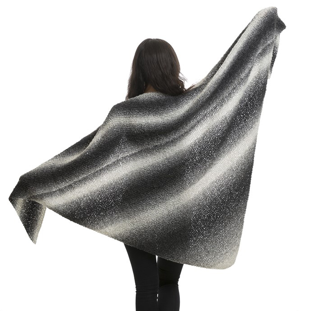 Garn viking pleddgarn 712 sort/grå - Bilde 2