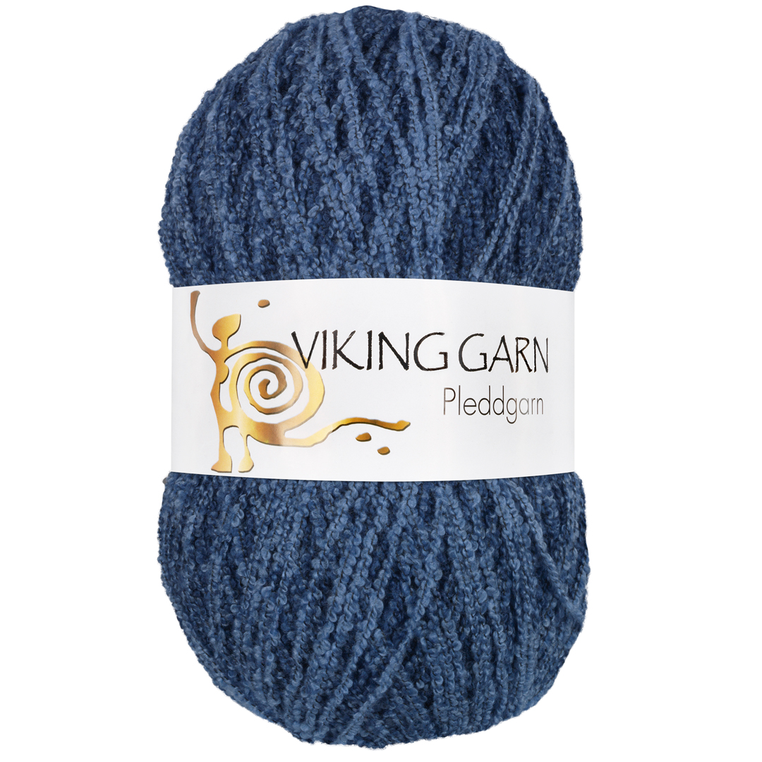 Garn viking pleddgarn 724 blå