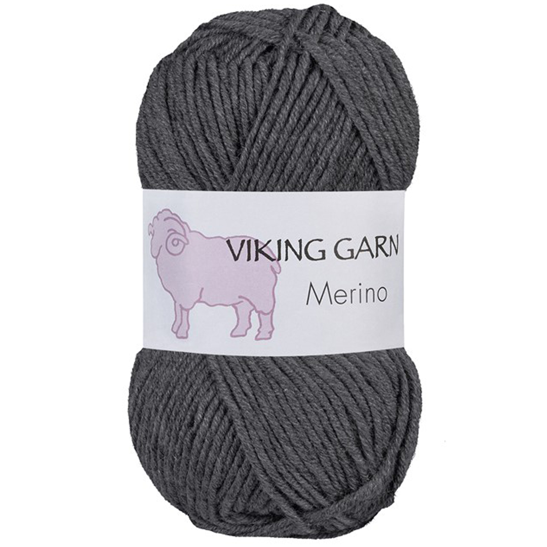 Garn viking merino 815 grå