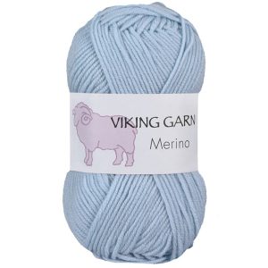 Garn viking merino 821 lys blå
