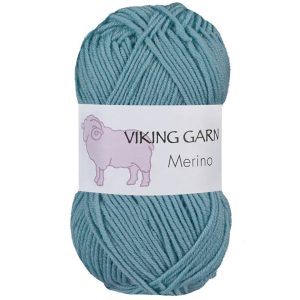 Garn viking merino 823 lys petrol