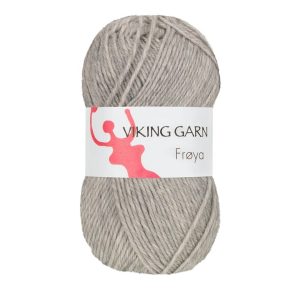Garn viking frøya 203 lys grå
