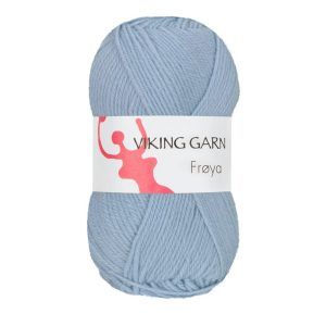 Garn viking frøya 207 lys blå